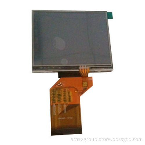 3.5-inch TFT LCD Module with Resistive TP, 73 x 219um Dot Size